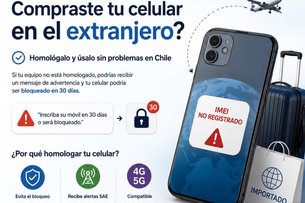 Cómo sacar certificado de homologación y registrar tu IMEI en Chile